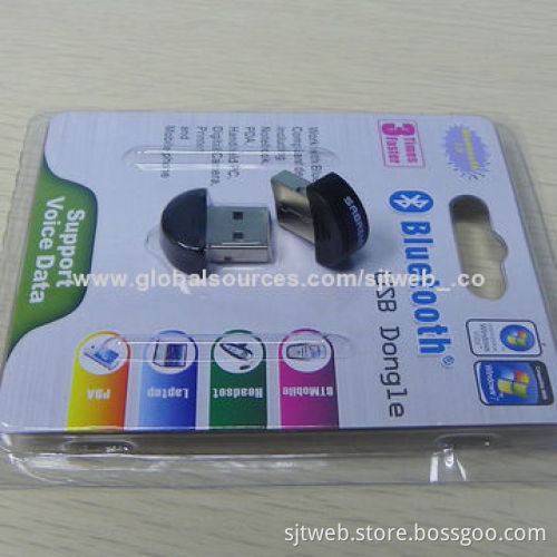 Mini USB Bluetooth Dongle with 10 Meters Coverage, IVT Software and CSR Solutions